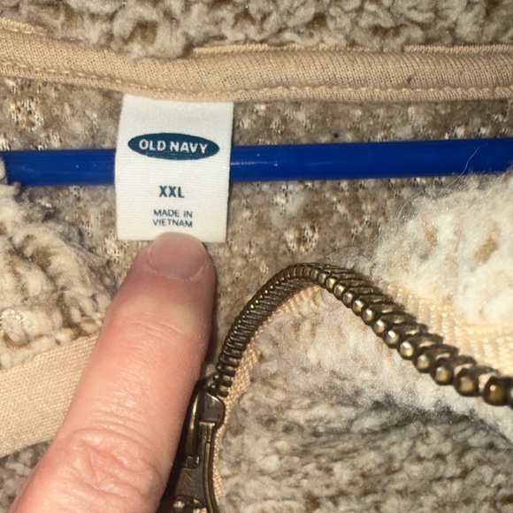 Cozy Tan Sherpa Pullover - Picture 2 of 7